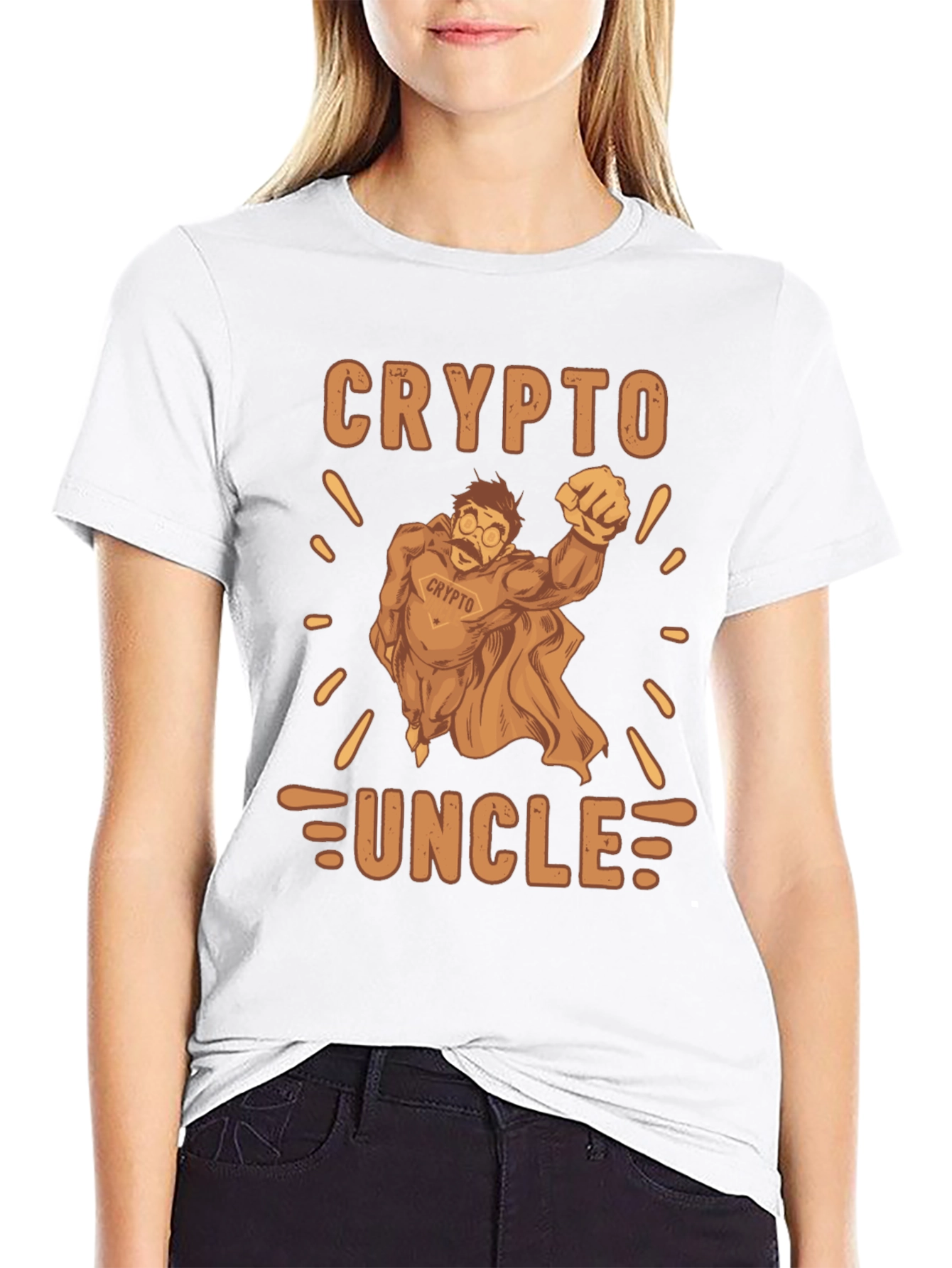 Crypto Uncle T-Shirt - Funny Bitcoin Investor Tee