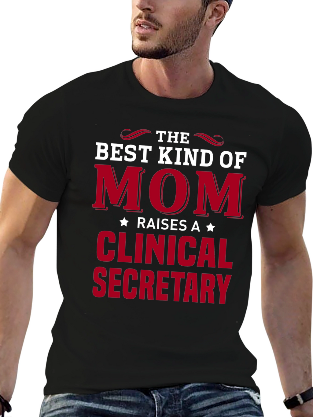 Best Kind of Mom Clinical Secretary T-Shirt