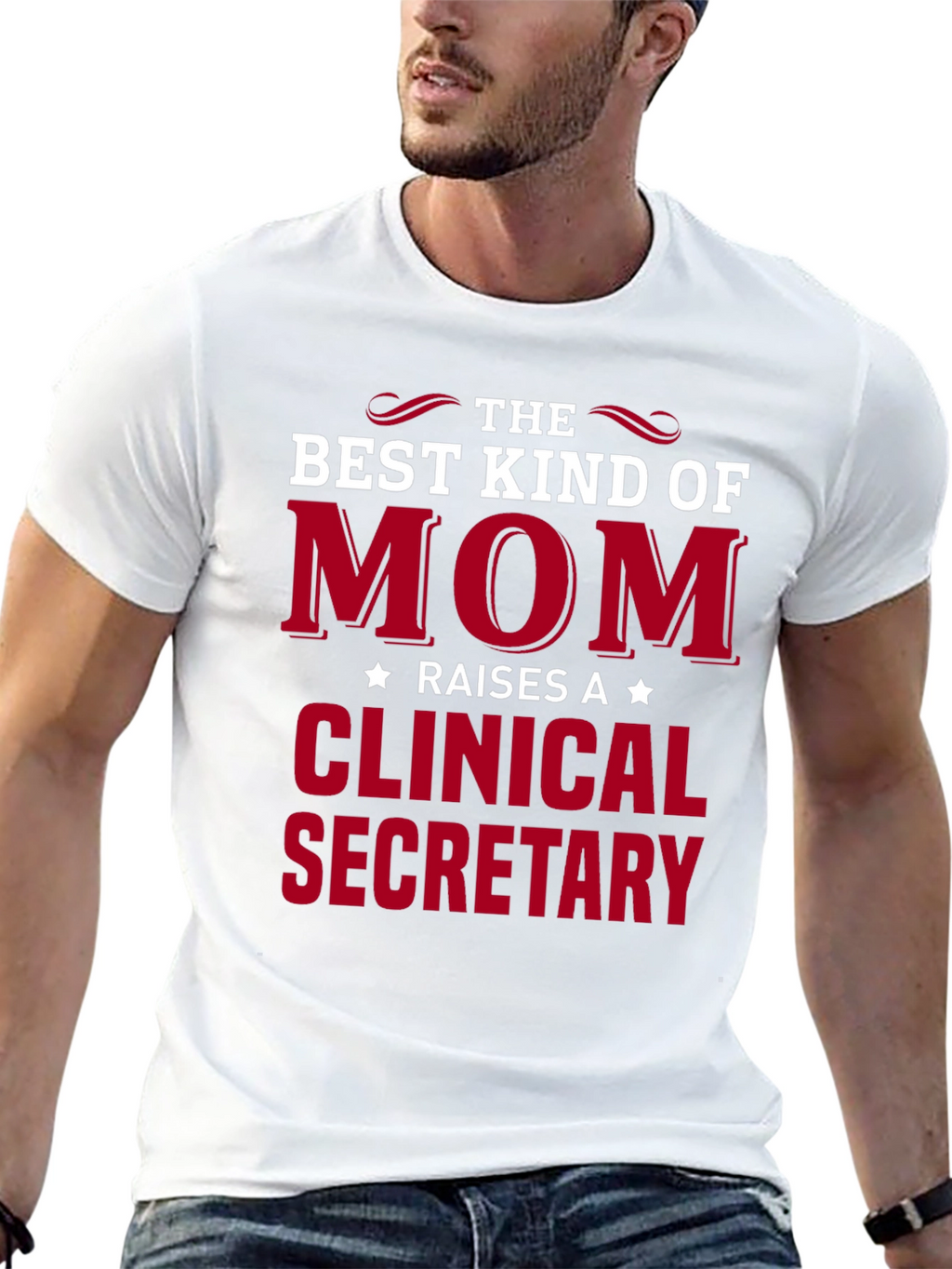 Best Kind of Mom Clinical Secretary T-Shirt