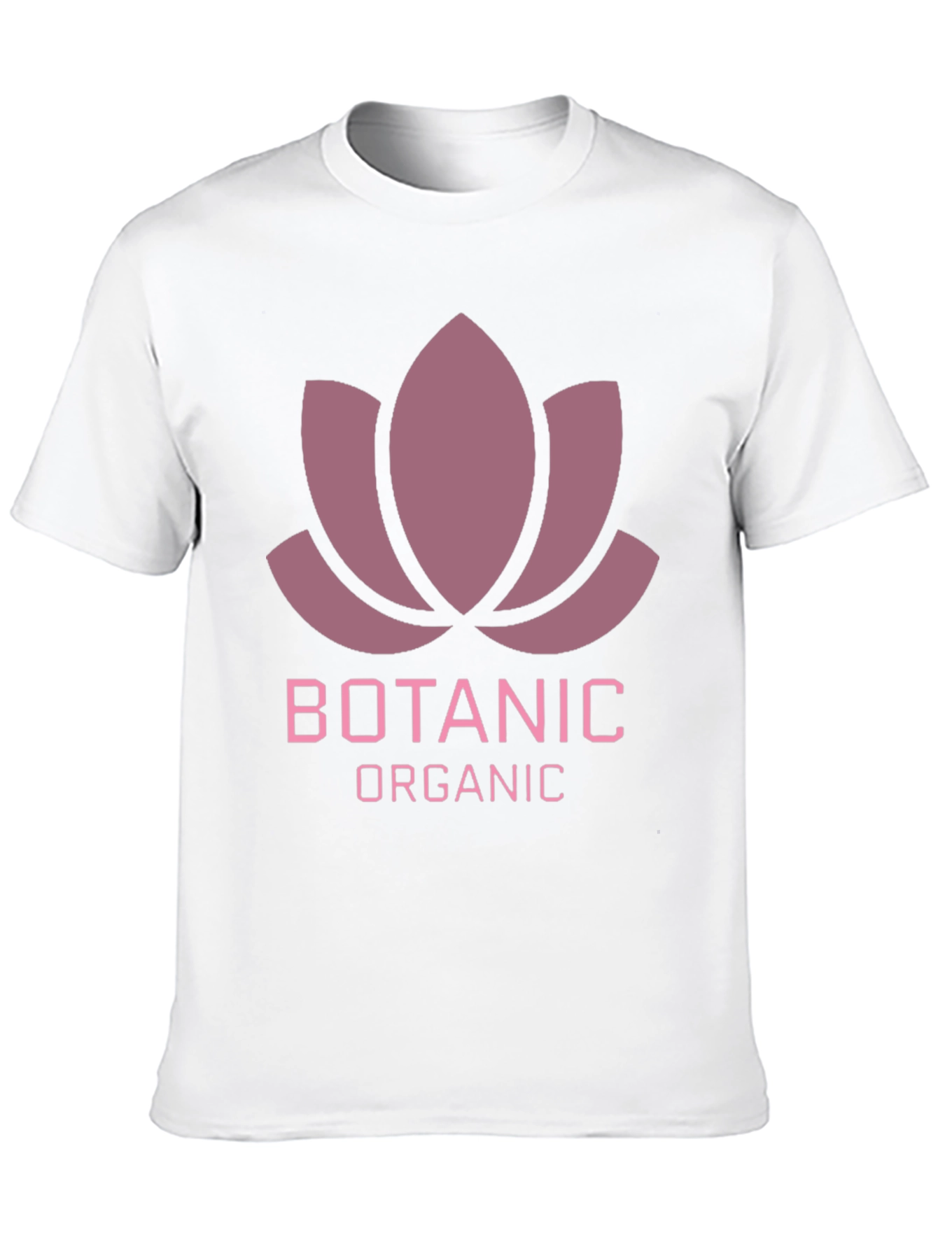 Botanic Organic Graphic Tee - Black Casual T-Shirt