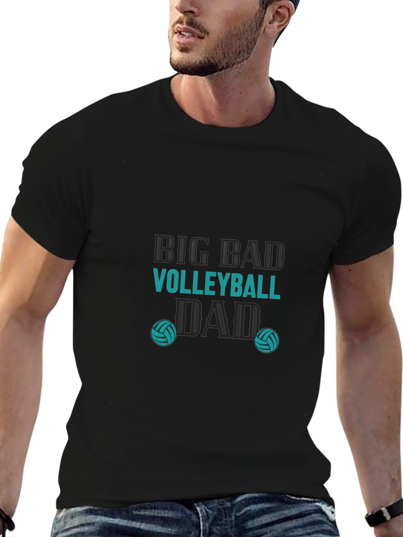 Big Bad Volleyball Dad T-Shirt
