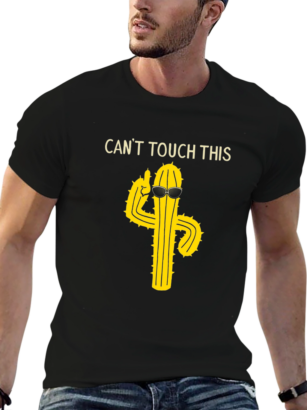 Cool Cactus T-Shirt - Cant Touch This Tee