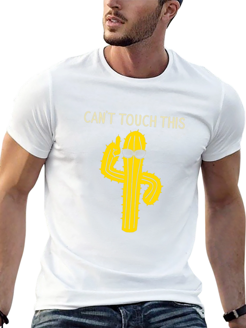 Cool Cactus T-Shirt - Cant Touch This Tee
