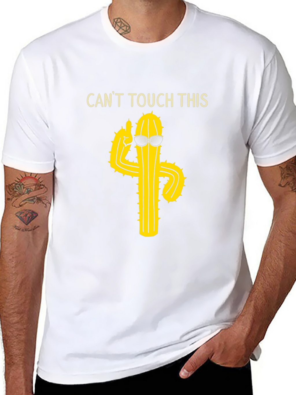 Cool Cactus T-Shirt - Cant Touch This Tee