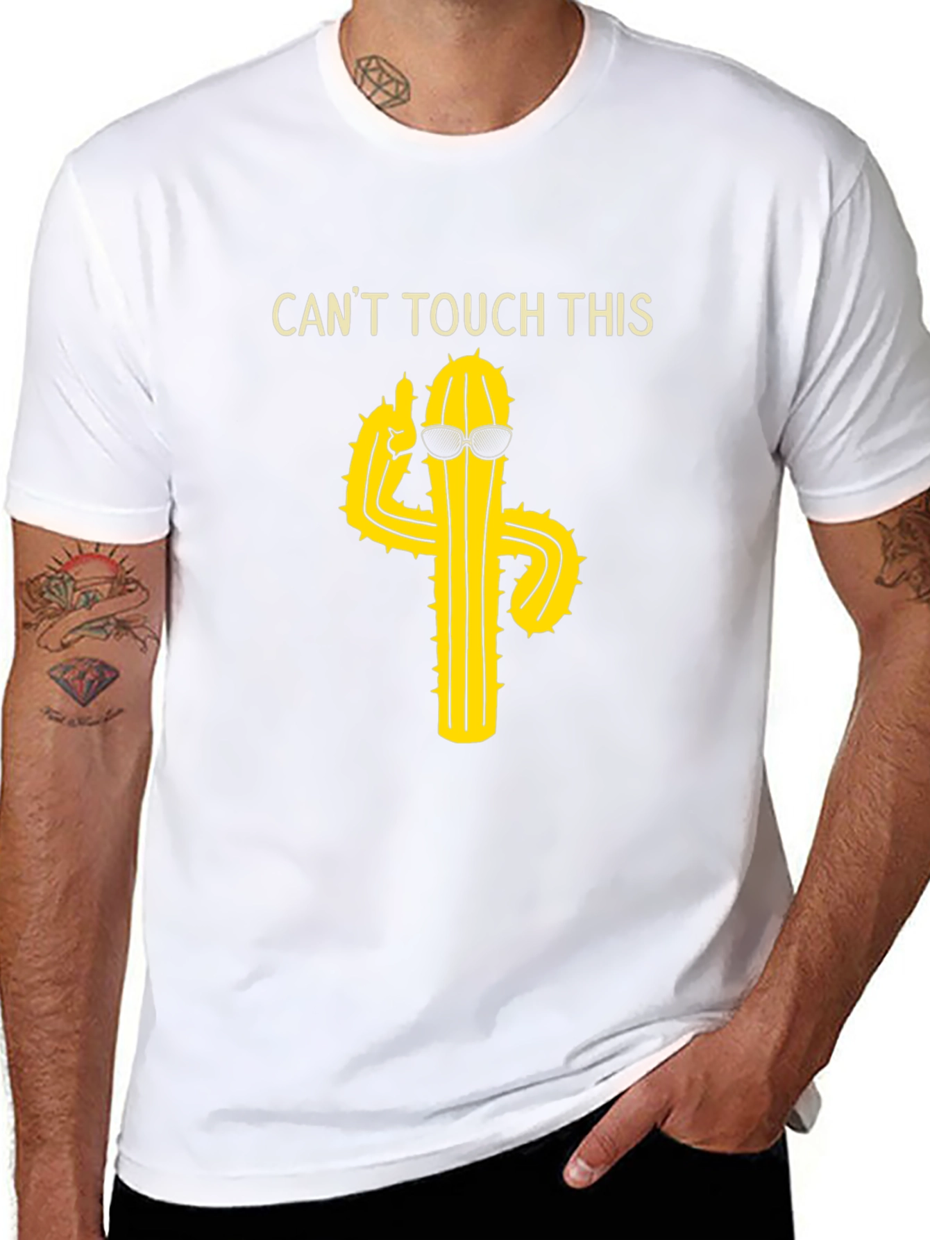 Cool Cactus T-Shirt - Cant Touch This Tee