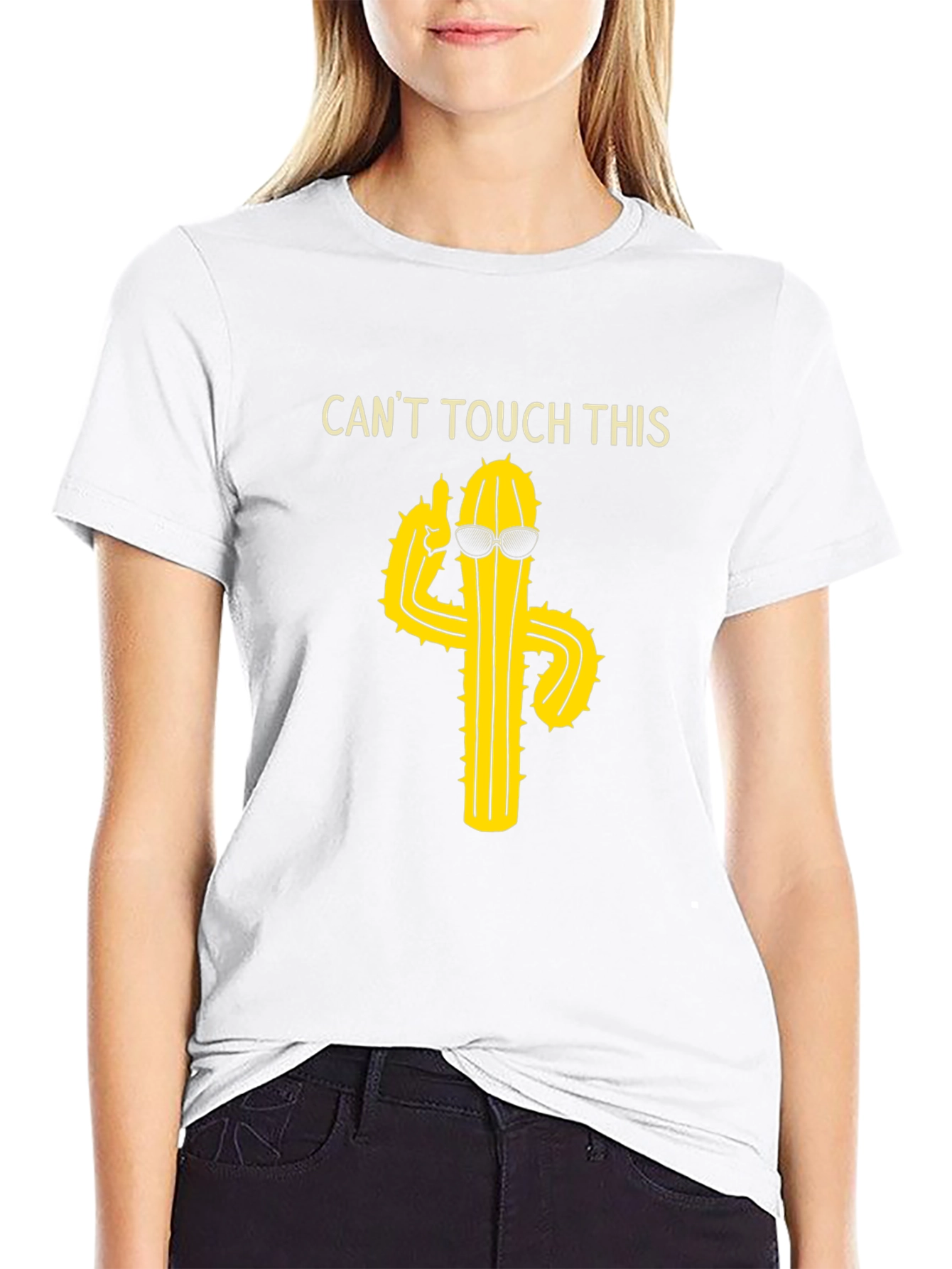 Cool Cactus T-Shirt - Cant Touch This Tee