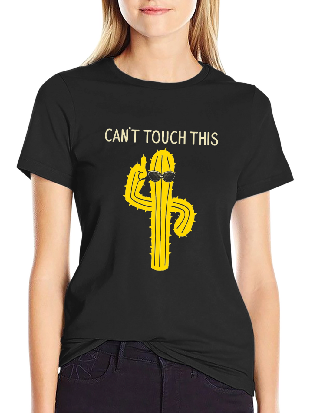 Cool Cactus T-Shirt - Cant Touch This Tee