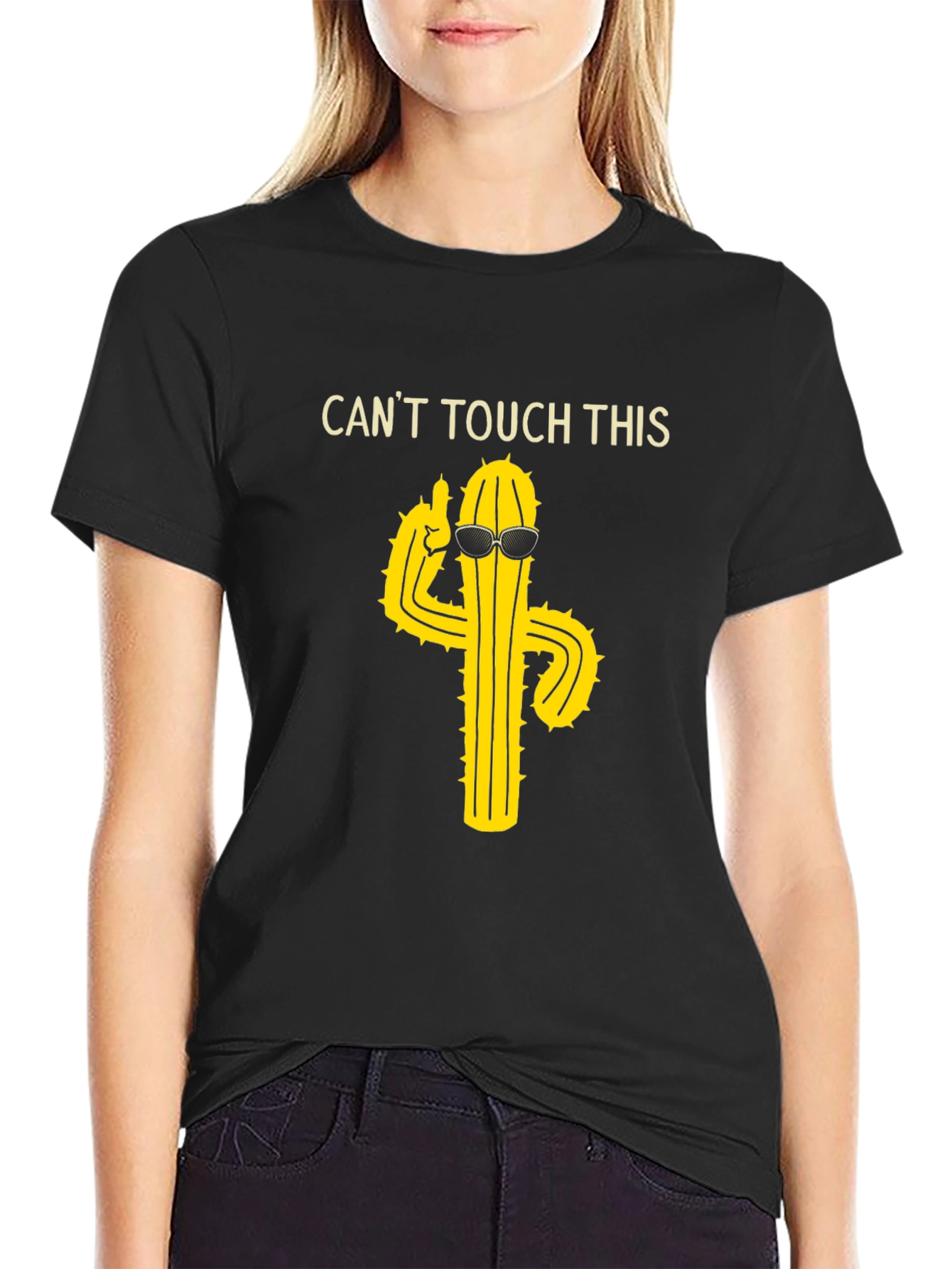 Cool Cactus T-Shirt - Cant Touch This Tee