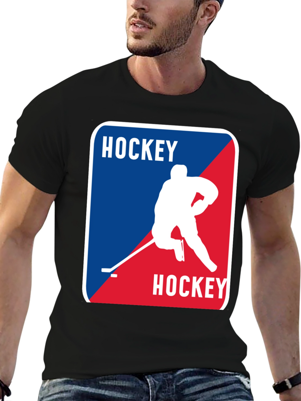 Hockey Graphic Tee: Retro Sports Style Shirt
