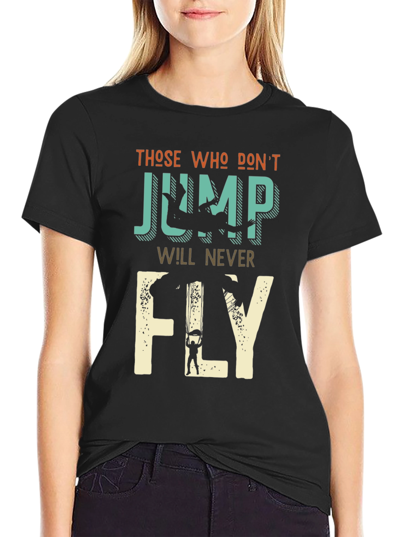 Skydiving T-Shirt - Those Who Dont Jump