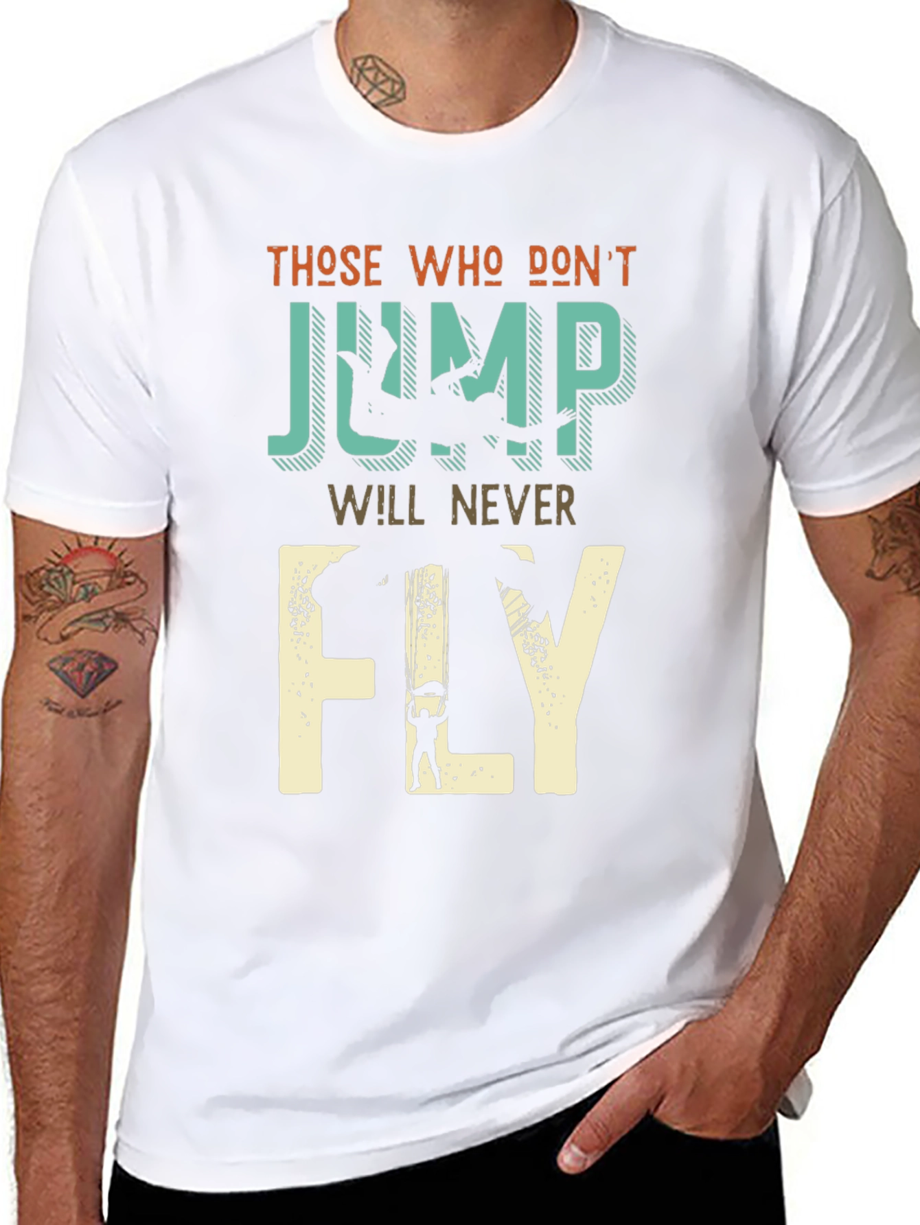 Skydiving T-Shirt - Those Who Dont Jump