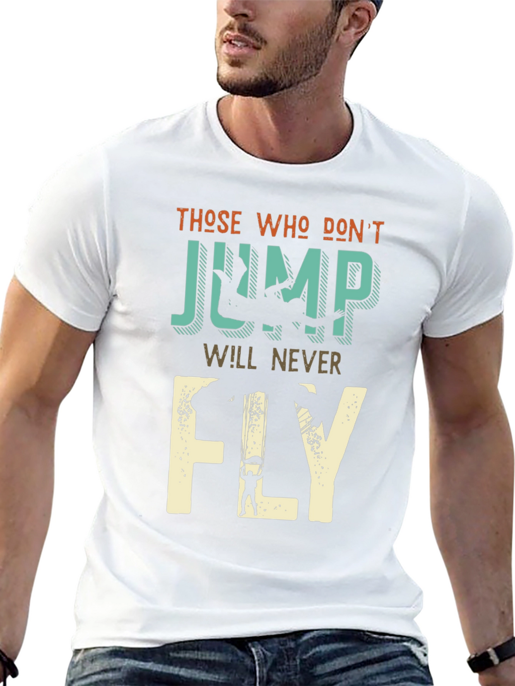 Skydiving T-Shirt - Those Who Dont Jump