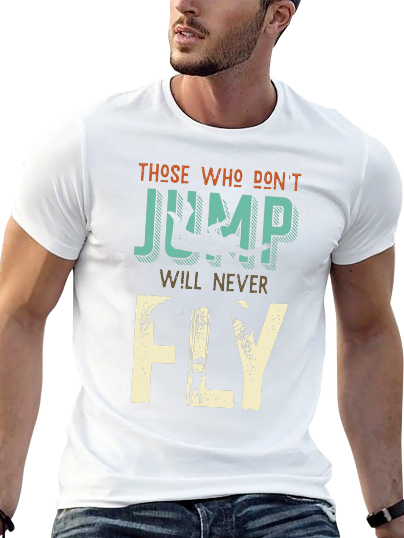 Skydiving T-Shirt - Those Who Dont Jump