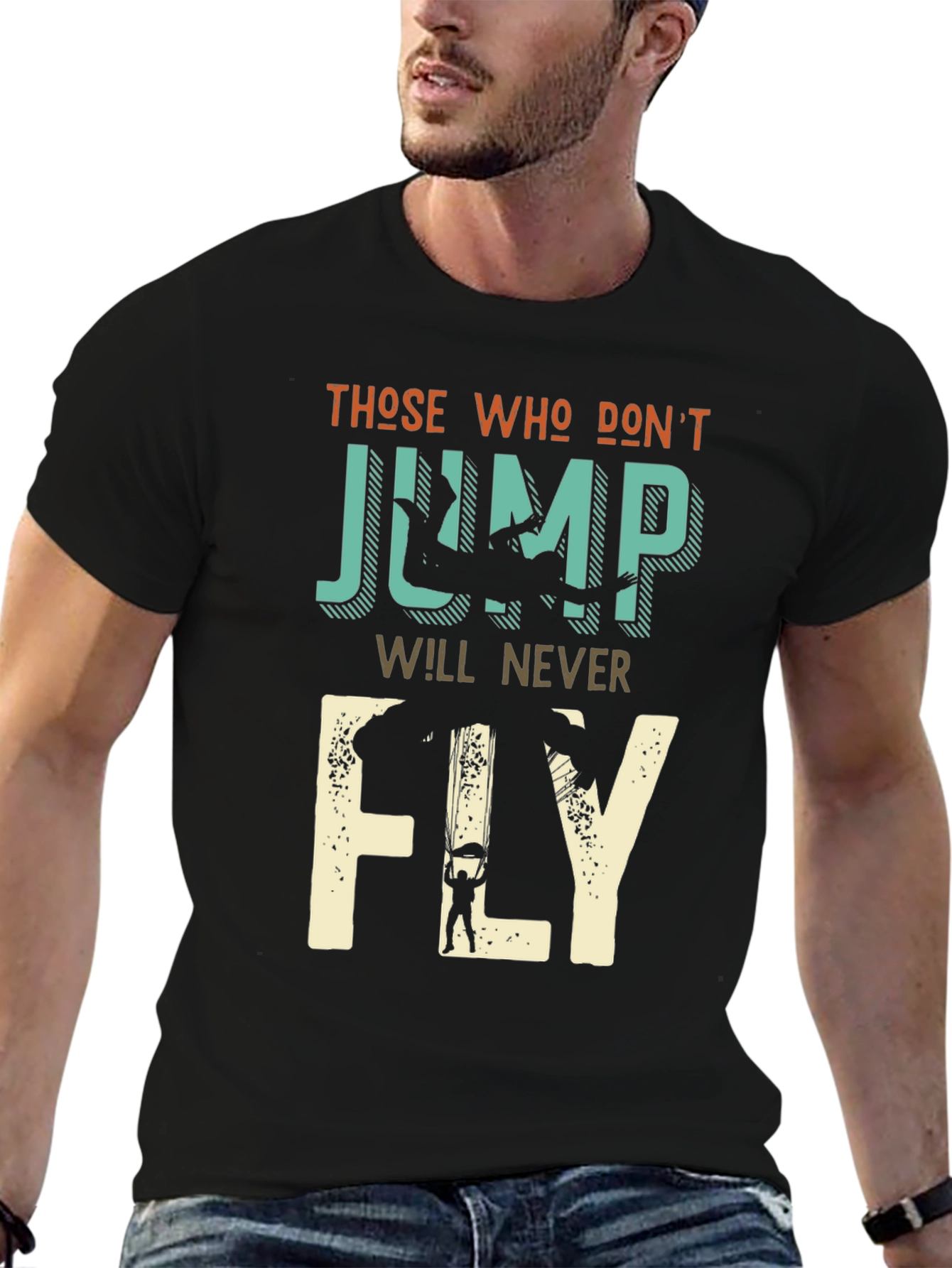 Skydiving T-Shirt - Those Who Dont Jump