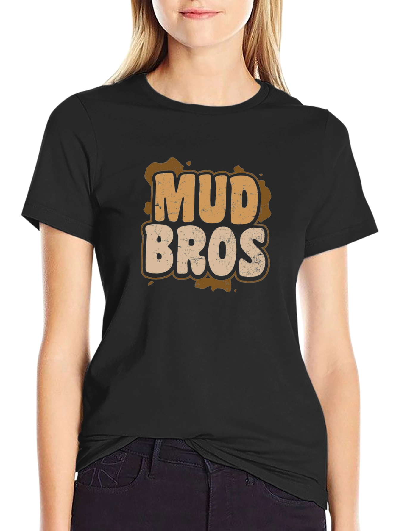 Mud Bros Graphic T-Shirt - Black