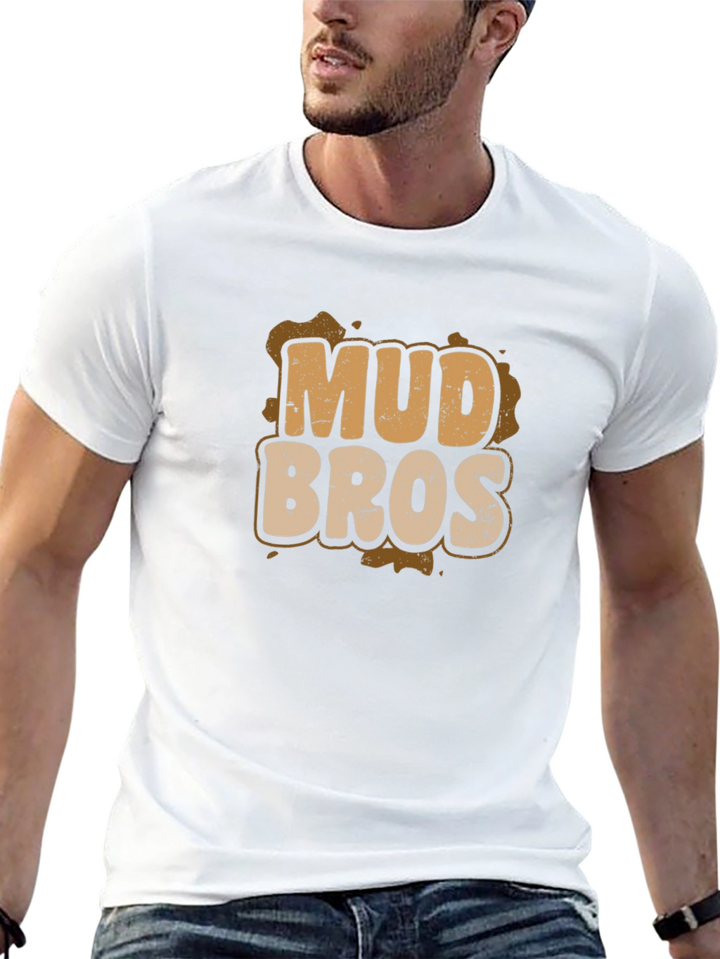 Mud Bros Graphic T-Shirt - Black