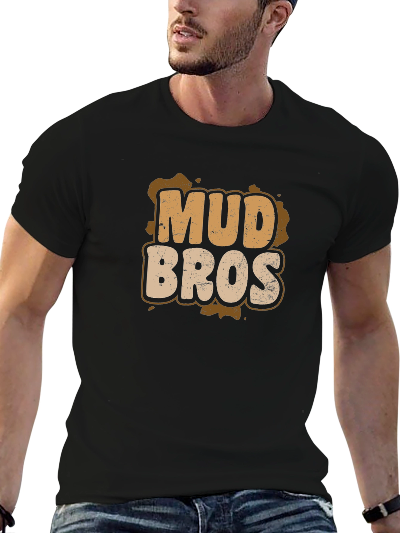 Mud Bros Graphic T-Shirt - Black