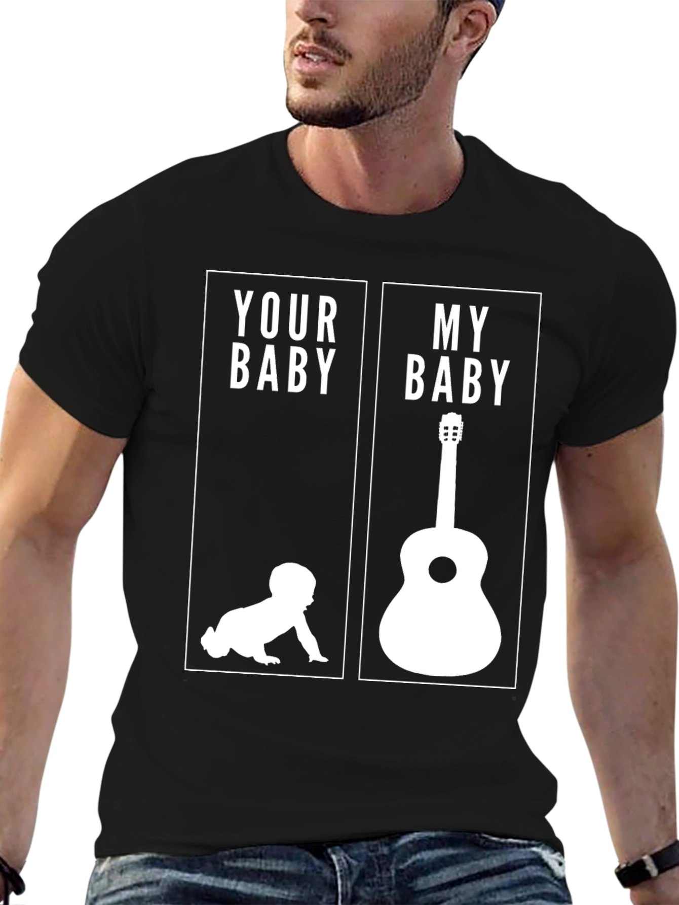 Funny Your Baby My Baby Guitar T-Shirt