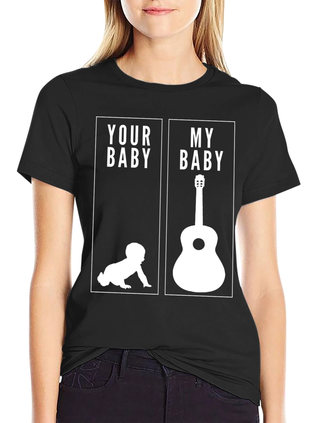 Funny Your Baby My Baby Guitar T-Shirt