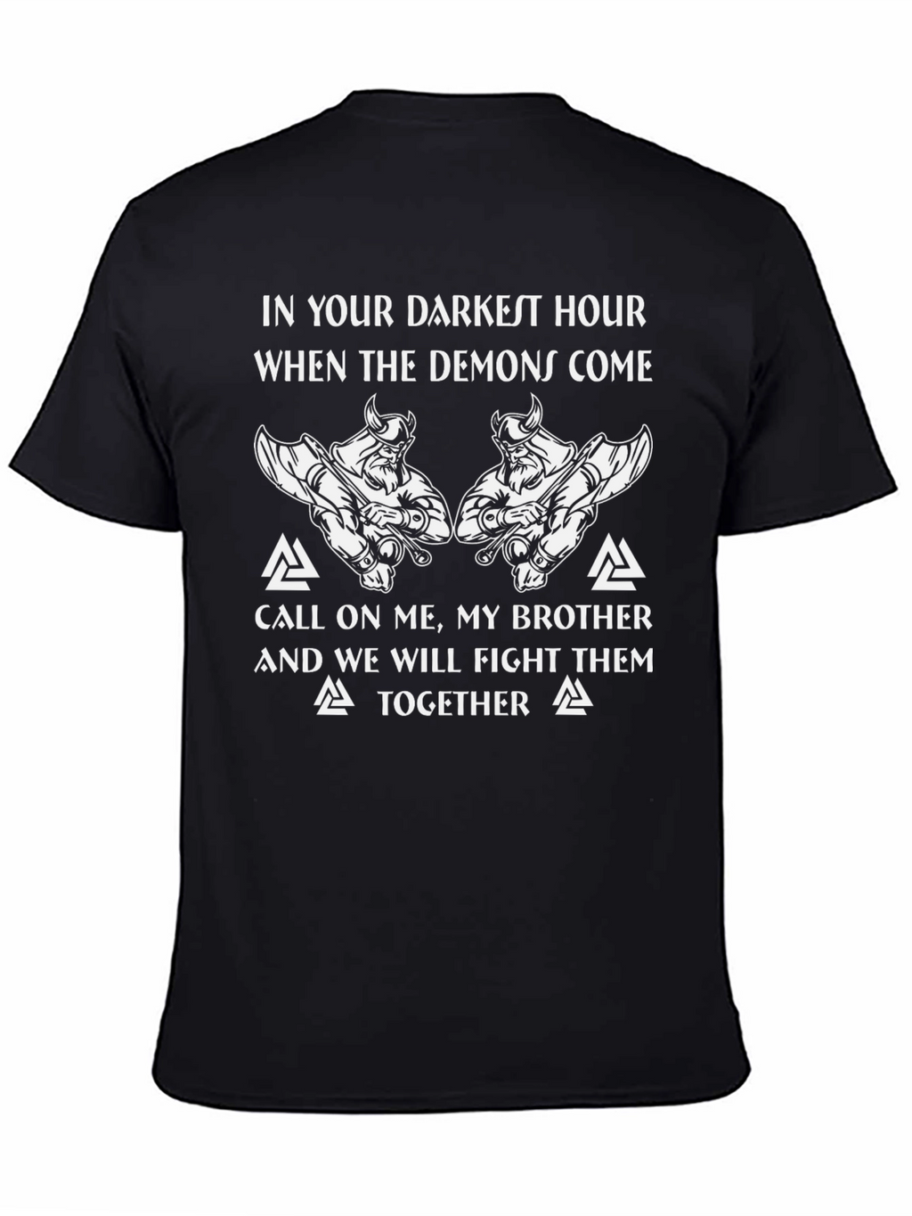 Viking Brothers Graphic T-Shirt - Fight Together