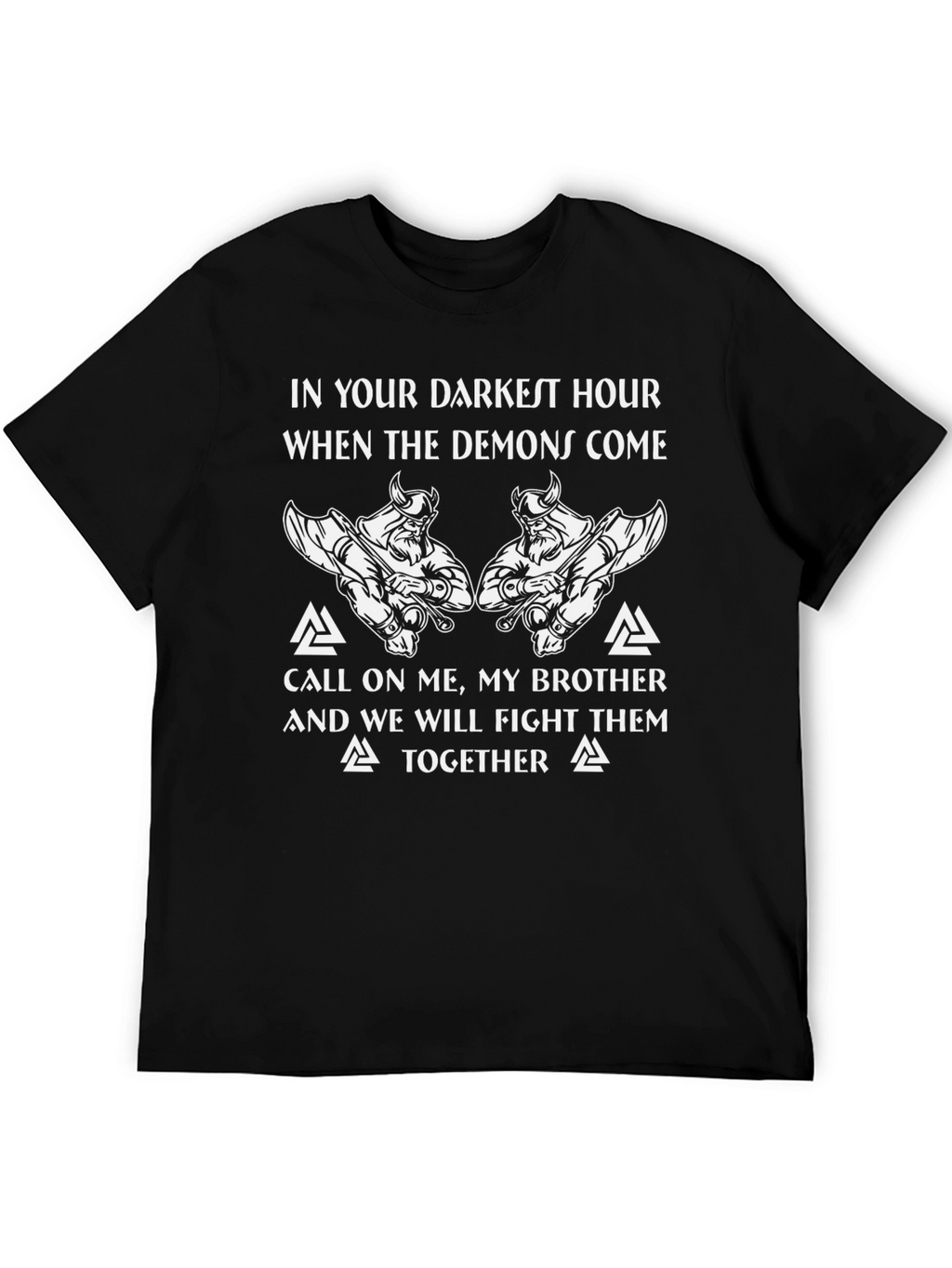 Viking Brothers Graphic T-Shirt - Fight Together