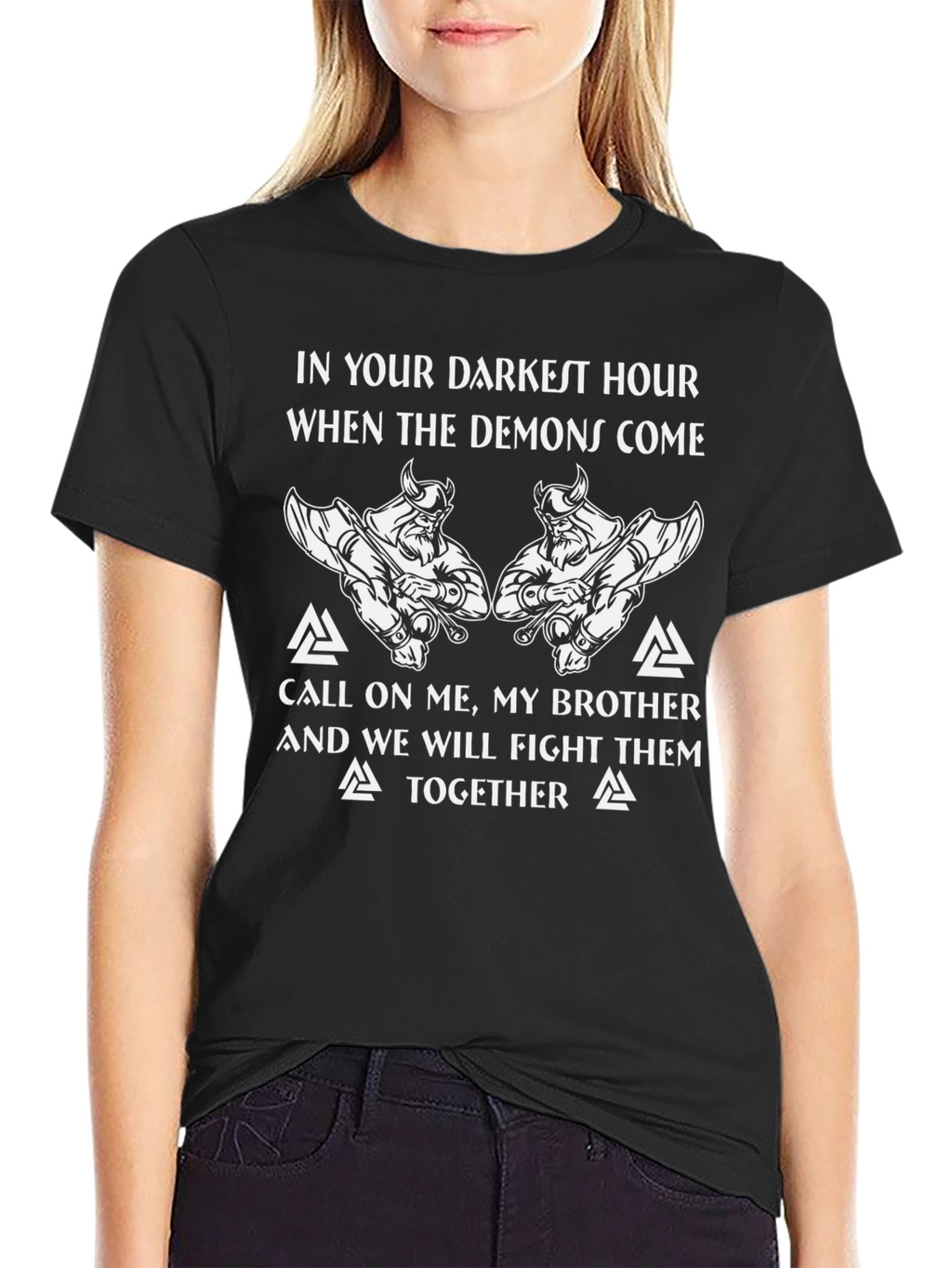 Viking Brothers Graphic T-Shirt - Fight Together
