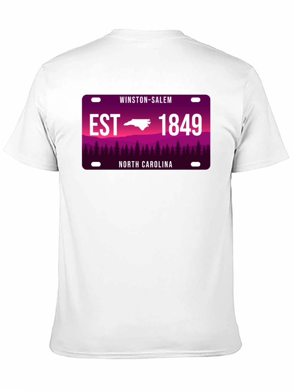 Winston-Salem North Carolina Black T-Shirt