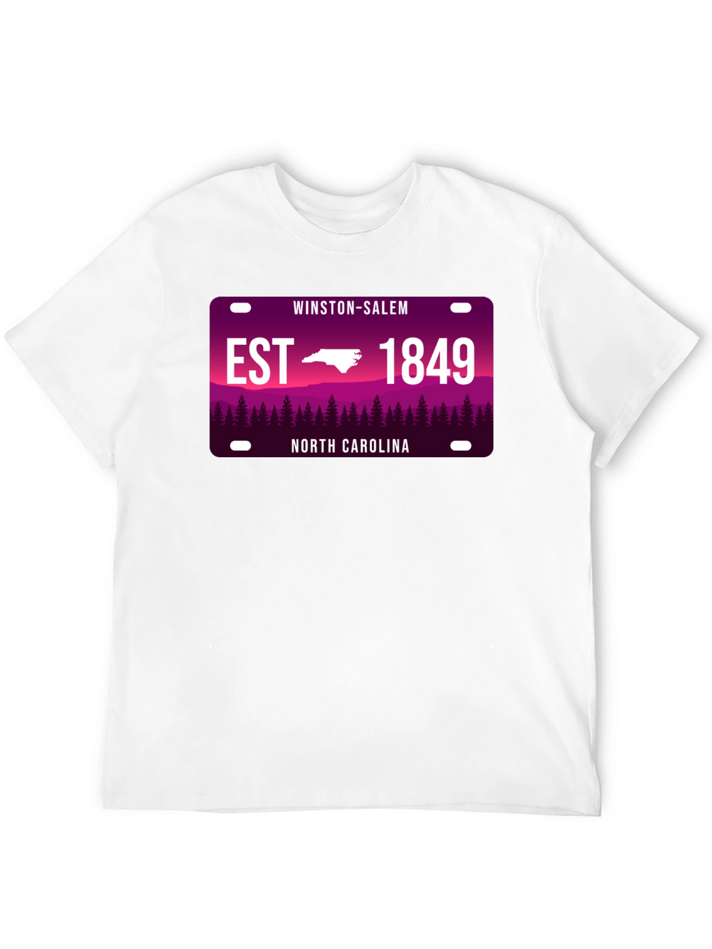 Winston-Salem North Carolina Black T-Shirt