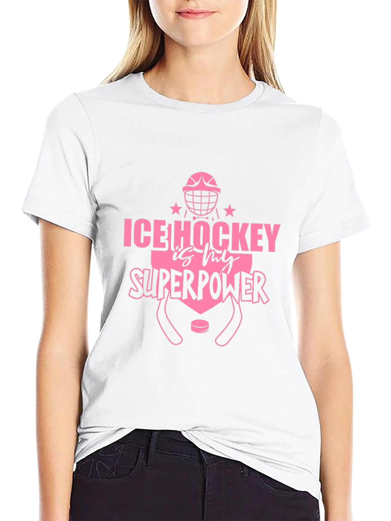 Ice Hockey is My Superpower Graphic Tee