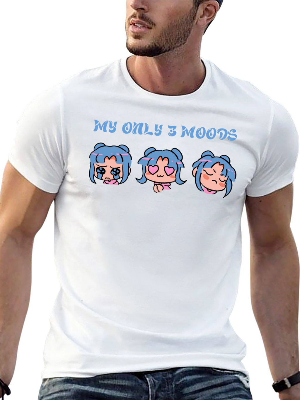My Only 3 Moods Graphic T-Shirt