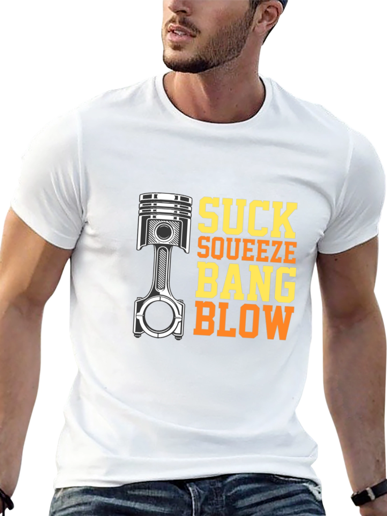 Suck Squeeze Bang Blow Engine T-Shirt