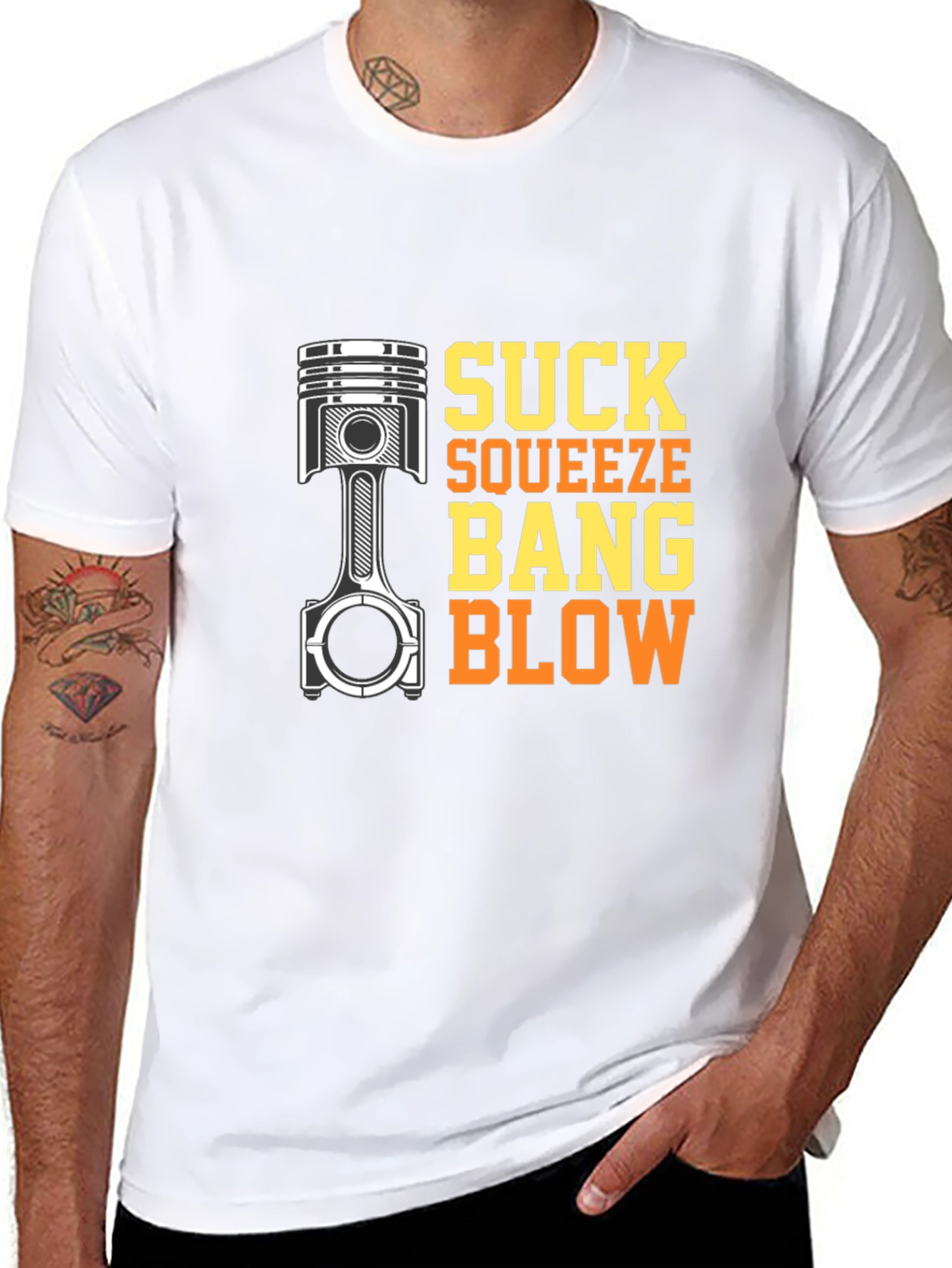 Suck Squeeze Bang Blow Engine T-Shirt
