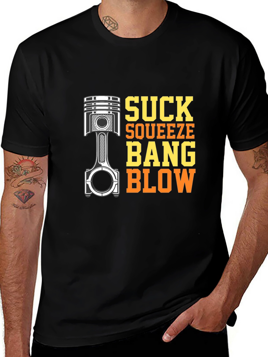 Suck Squeeze Bang Blow Engine T-Shirt