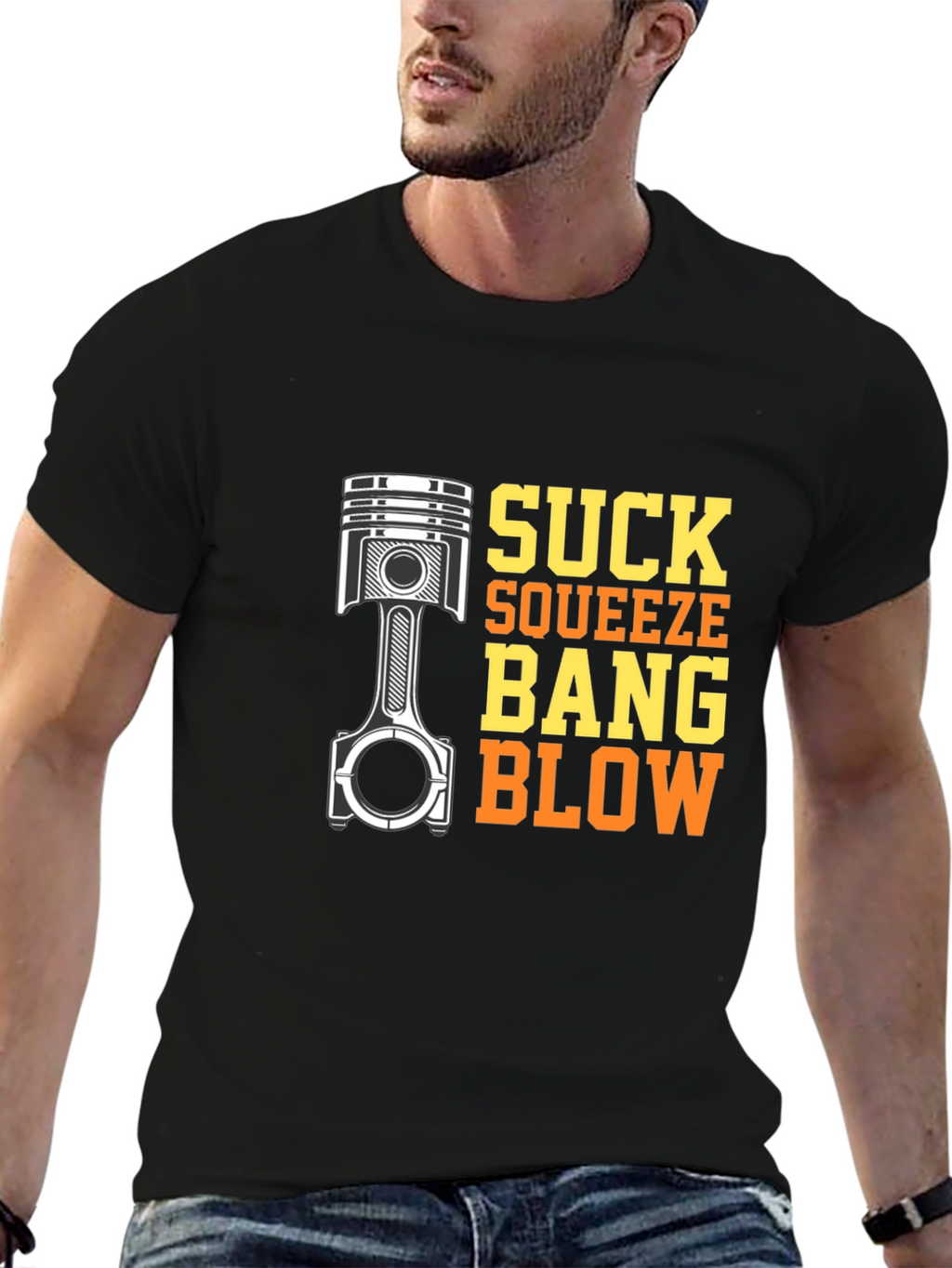 Suck Squeeze Bang Blow Engine T-Shirt