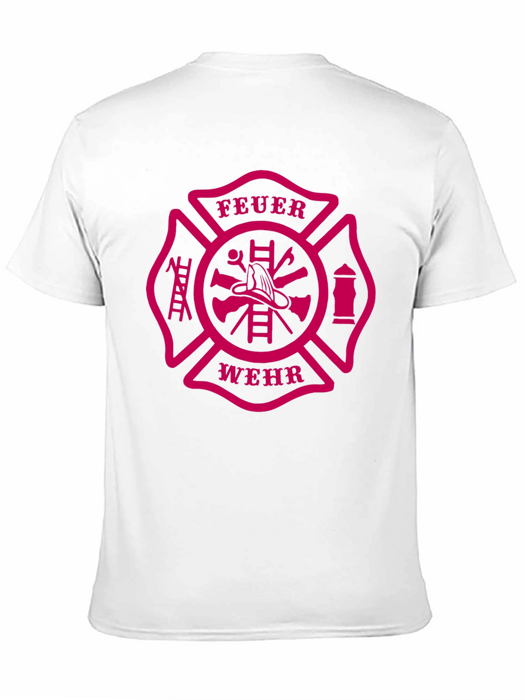 Feuerwehr Firefighter Maltese Cross Graphic T-Shirt