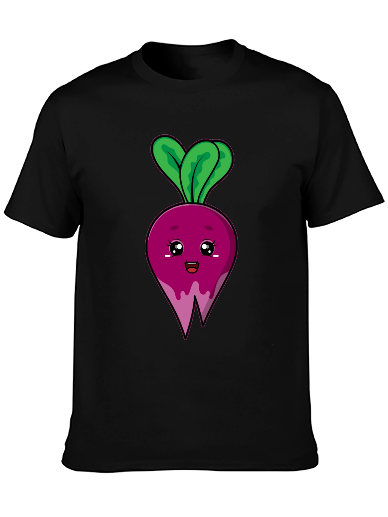 Cute Beet Graphic T-Shirt - Unisex Black Tee