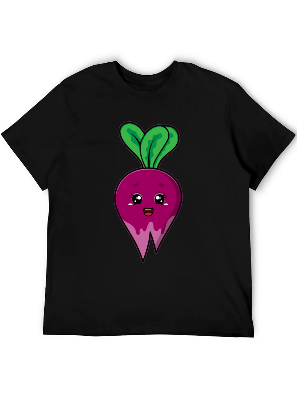 Cute Beet Graphic T-Shirt - Unisex Black Tee