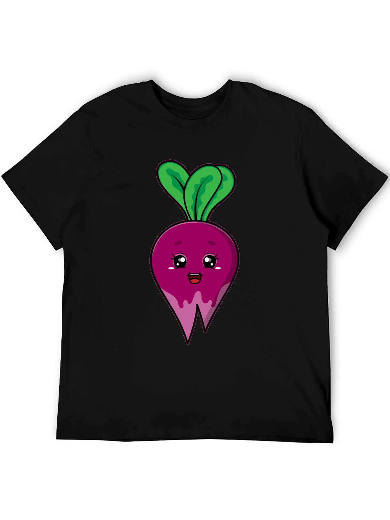 Cute Beet Graphic T-Shirt - Unisex Black Tee