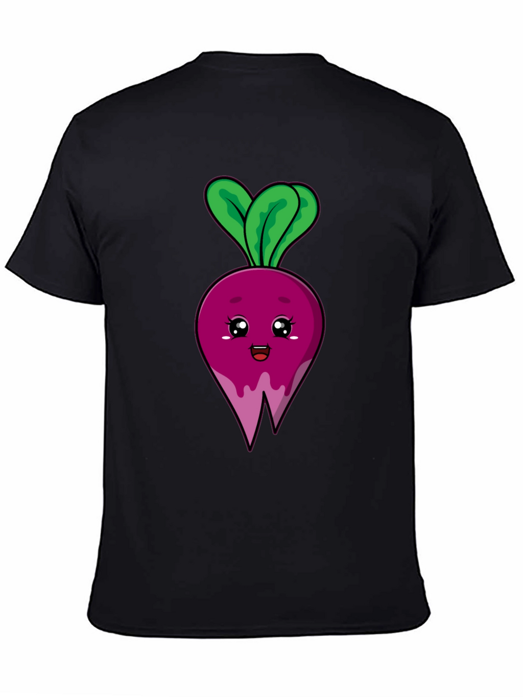 Cute Beet Graphic T-Shirt - Unisex Black Tee