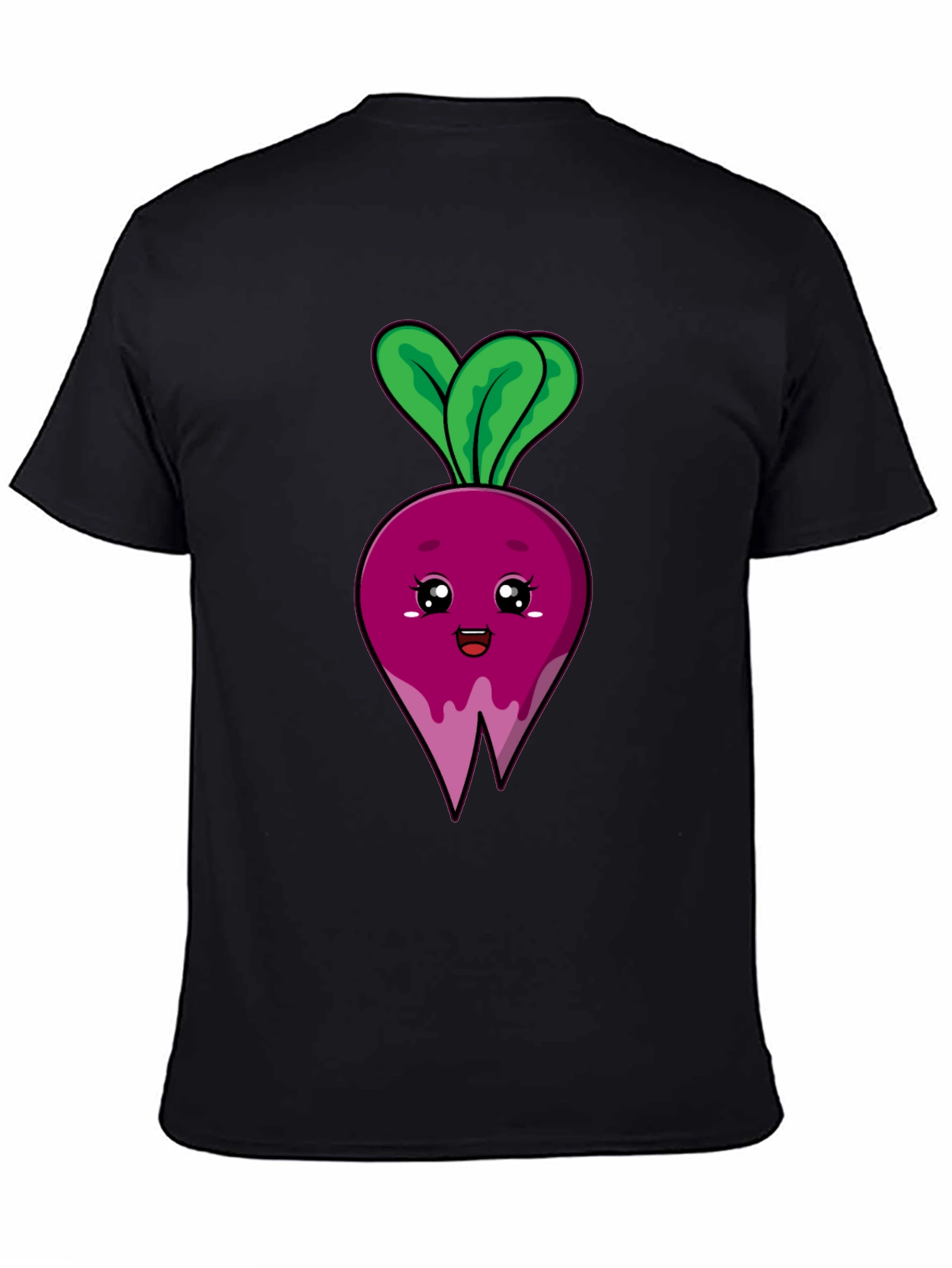 Cute Beet Graphic T-Shirt - Unisex Black Tee