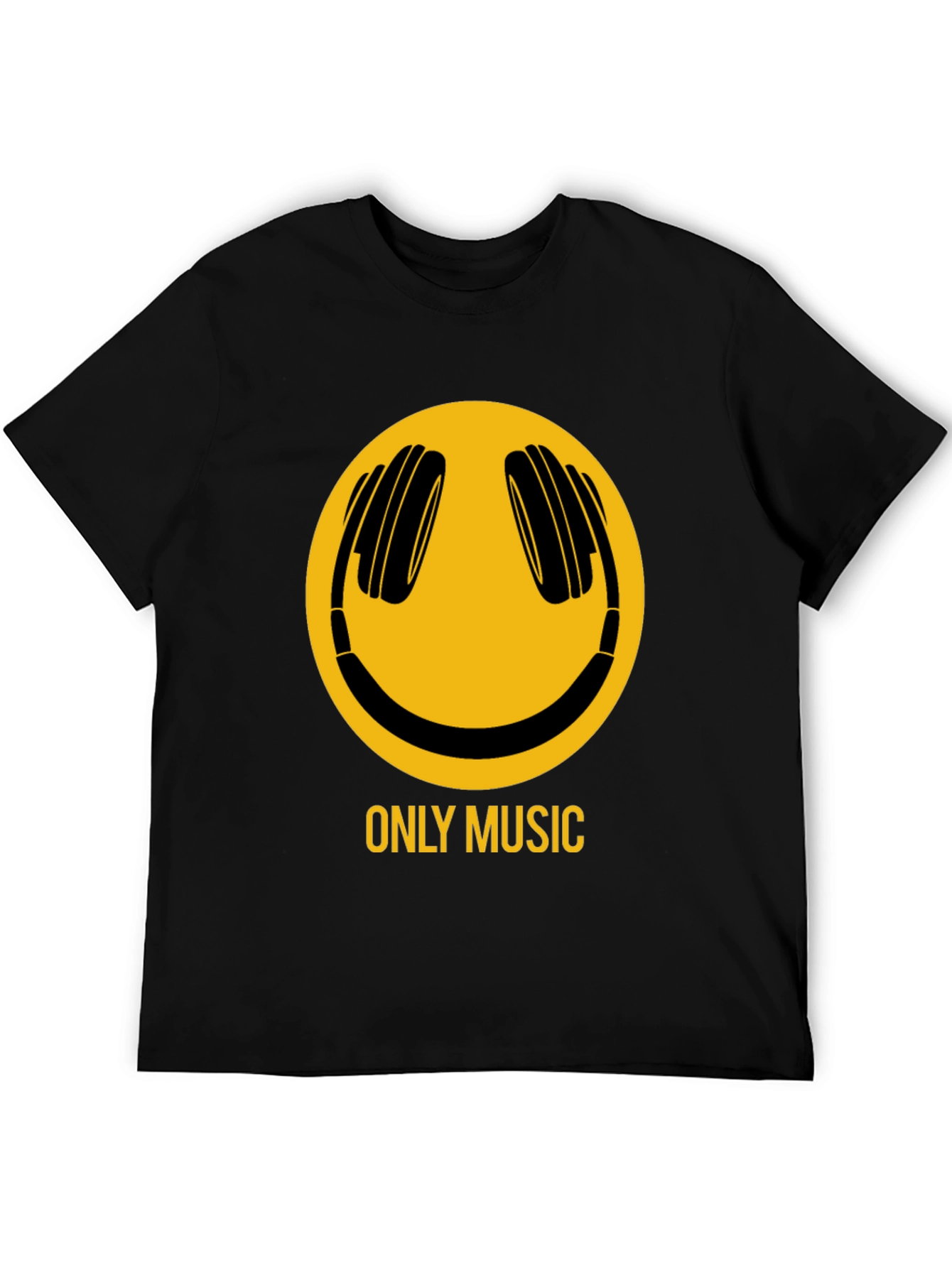 Only Music Graphic T-Shirt - Black