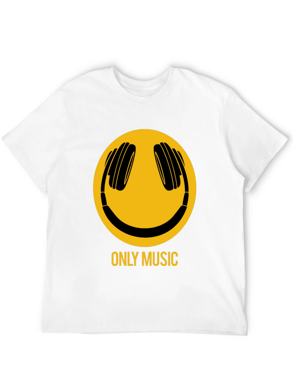 Only Music Graphic T-Shirt - Black