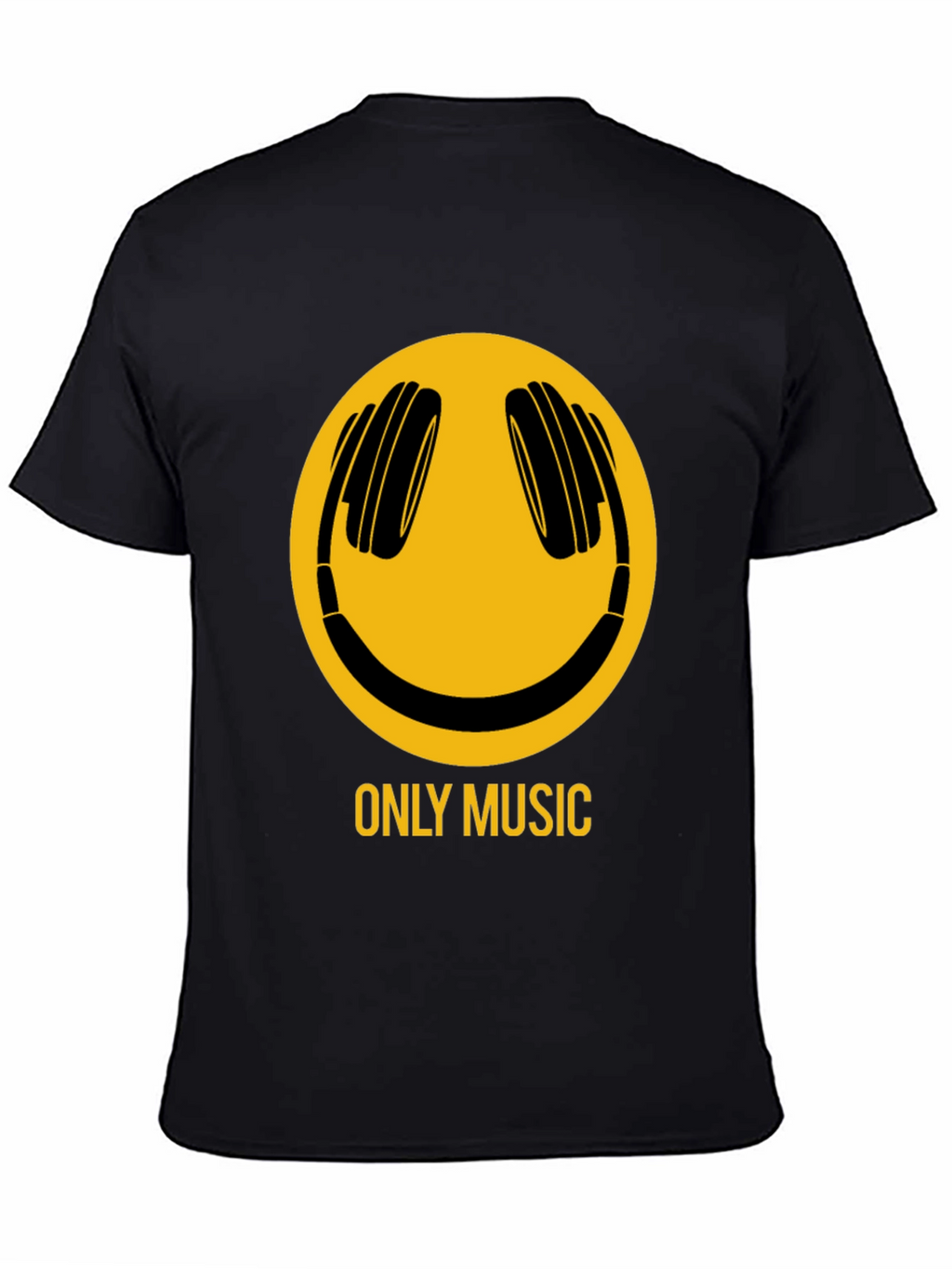 Only Music Graphic T-Shirt - Black