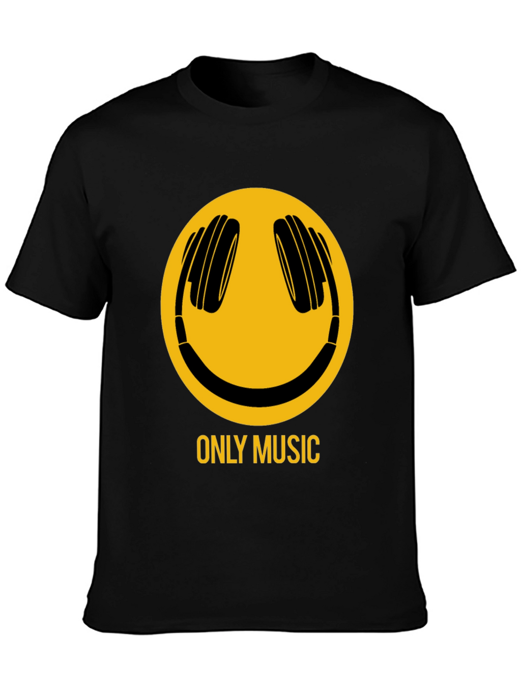 Only Music Graphic T-Shirt - Black