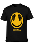 Only Music Graphic T-Shirt - Black