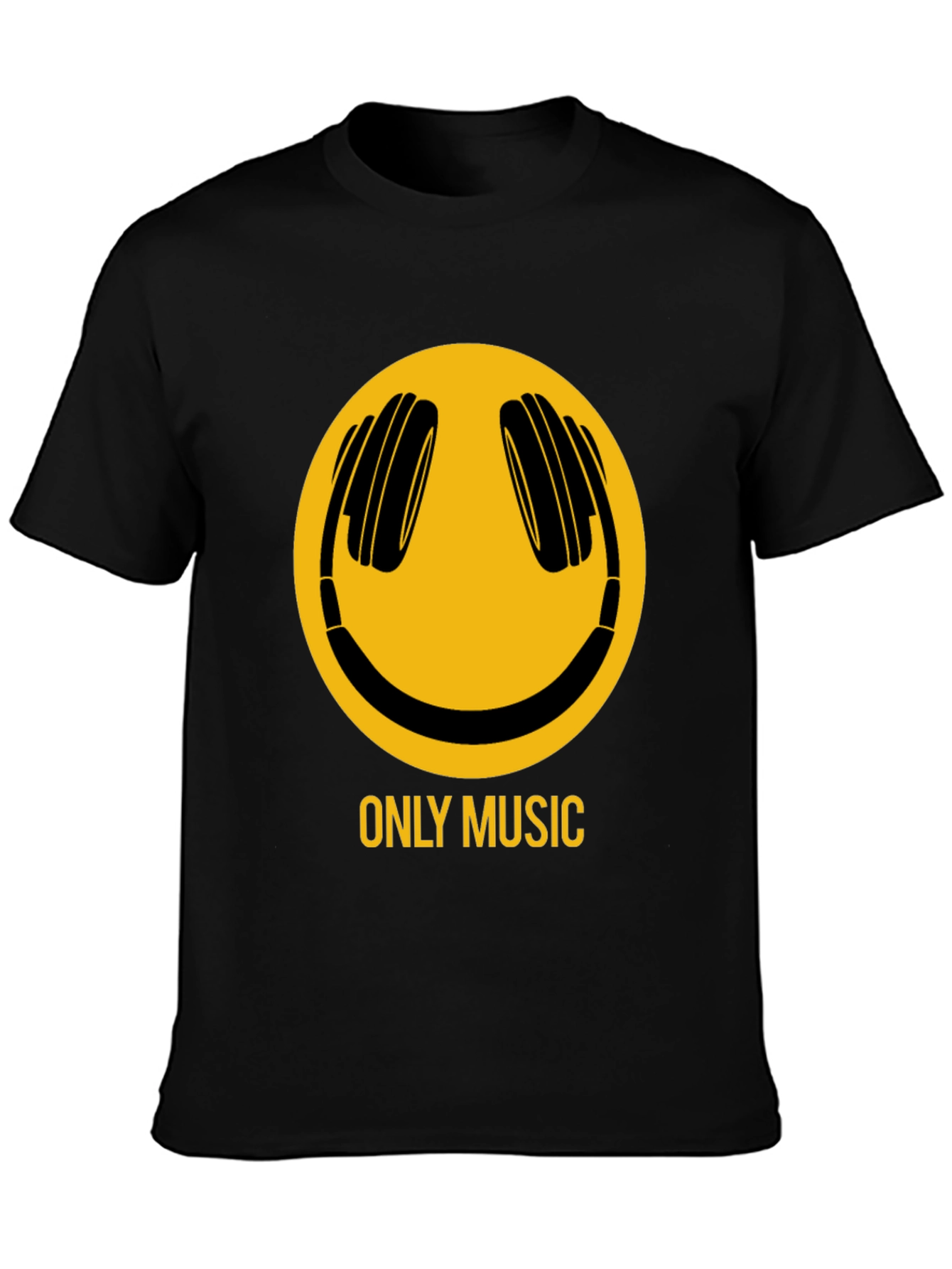 Only Music Graphic T-Shirt - Black
