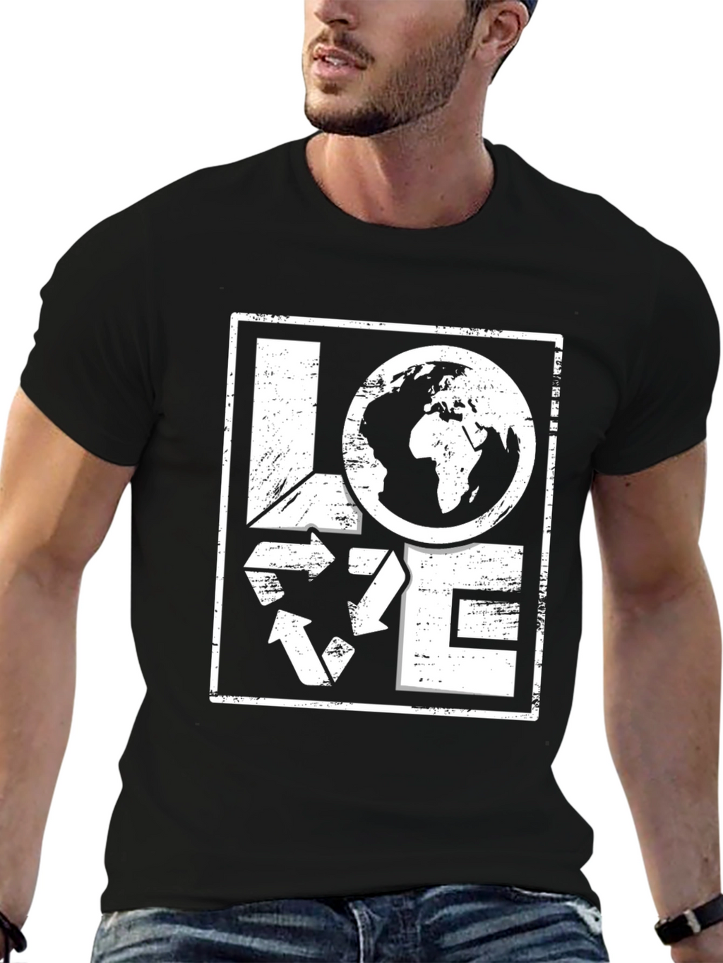 Love Earth Graphic Tee - Eco Friendly T-Shirt