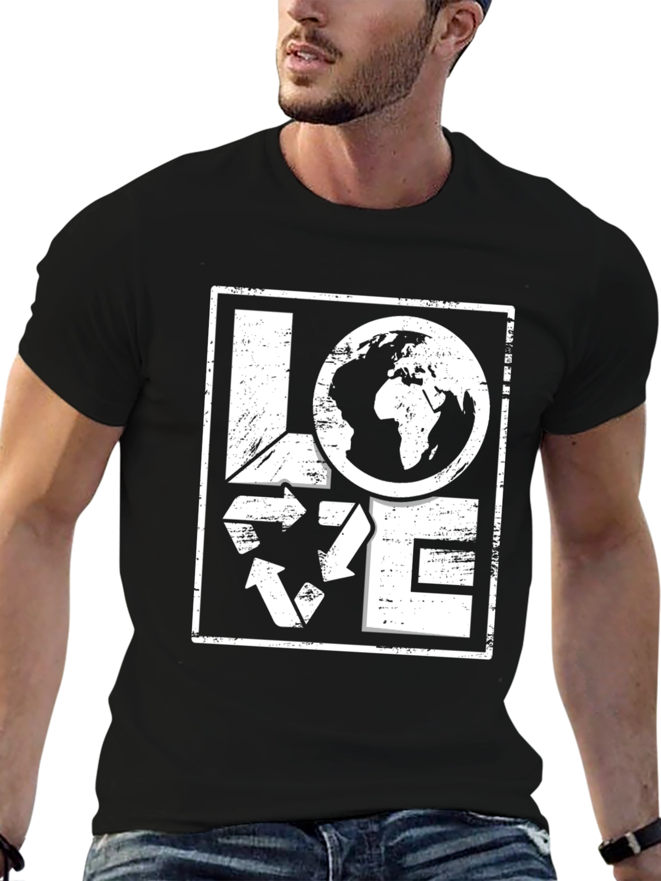 Love Earth Graphic Tee - Eco Friendly T-Shirt