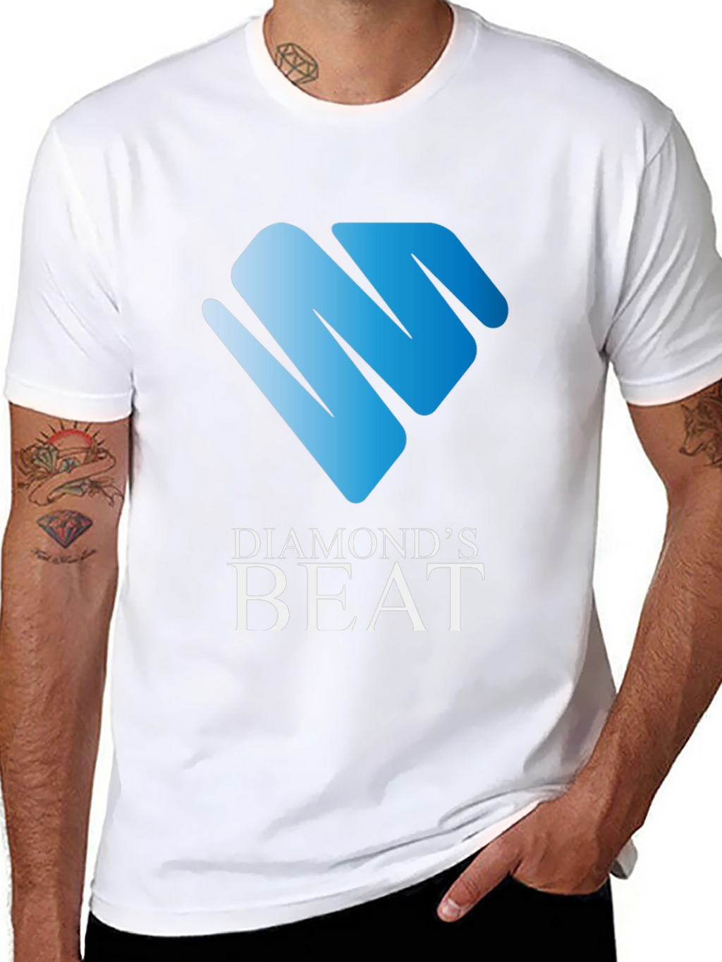 Diamonds Beat Black T-Shirt