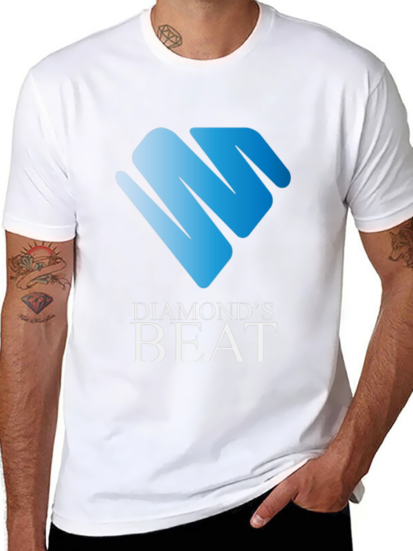Diamonds Beat Black T-Shirt